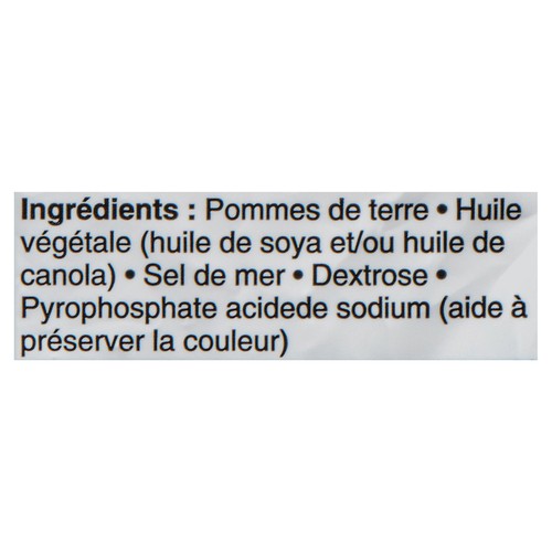 Les Fermes Cavendish Frites de style pub restaurant 750 g