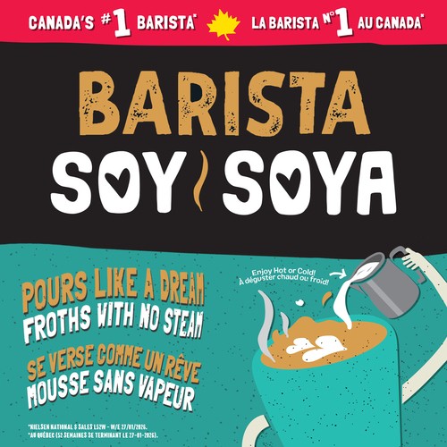Earth's Own Plant Based Dairy-Free Soy Barista Original 946 ml
