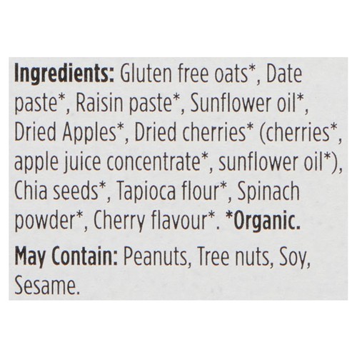 Love Child Organics Baby Food Bars Oaty Chomps Cherry & Spinach 138 g