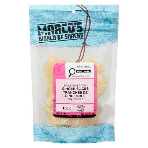 Marco's World Of Snacks Thai Ginger Slices Sweetened 150 g