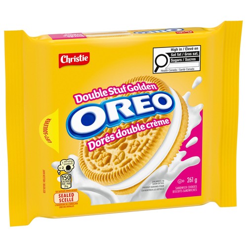 Oreo Sandwich Cookies Double Stuf Golden 261 g