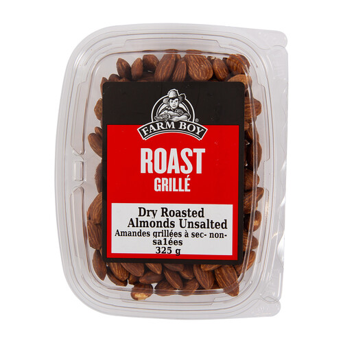 Farm Boy Roasted Almonds Unsalted 325 g