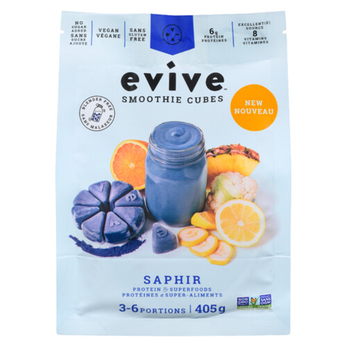 Evive Frozen Saphir Smoothie Cubes 3 Pack 405 g