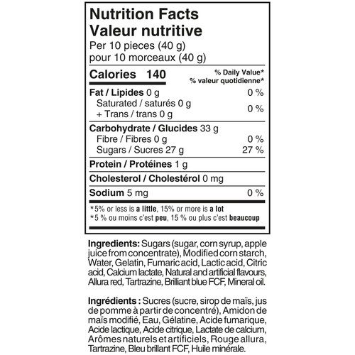 Starburst Candy Gummies Sour 142 g