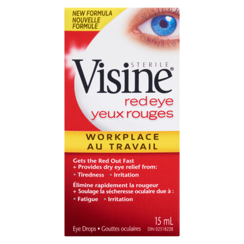 Visine Eye Drops Workplace 15 ml