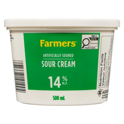 Farmers 14% Sour Cream Regular 500 ml