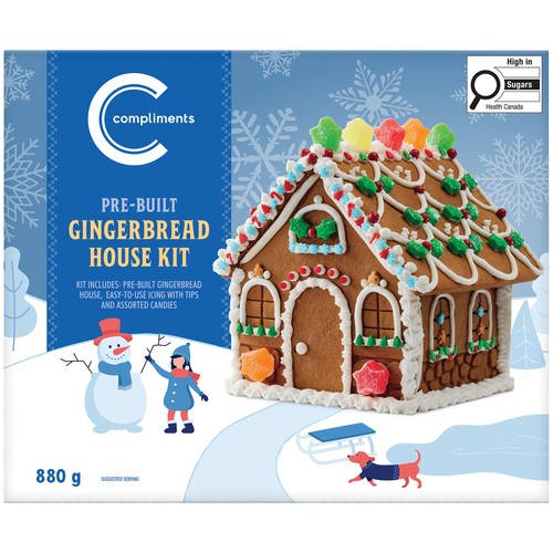 Compliments Gingerbread Pre-Built Gingerbread House 880 g