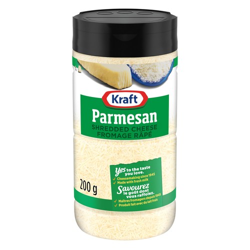 Kraft 100% Shredded Cheese Parmesan 200 g
