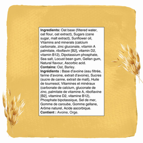 Silk DairyFree Plant Based Oat Beverage Vanilla Flavour 1.75 L Voilà