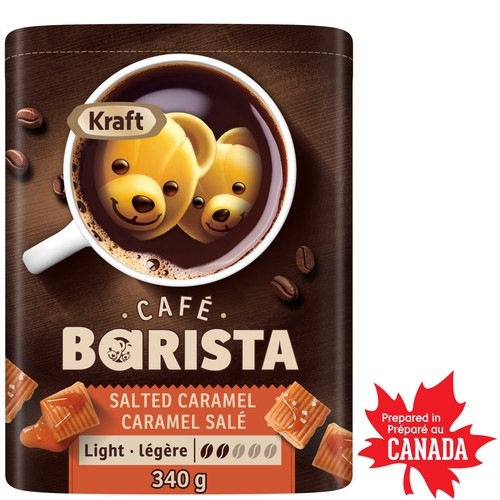 Kraft Cafe Barista Flavoured Ground Coffee Salted Caramel 340 g