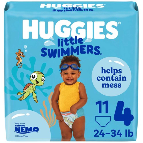 Huggies Little Swimmers Disposable Swim Diapers Size 4 11 Count