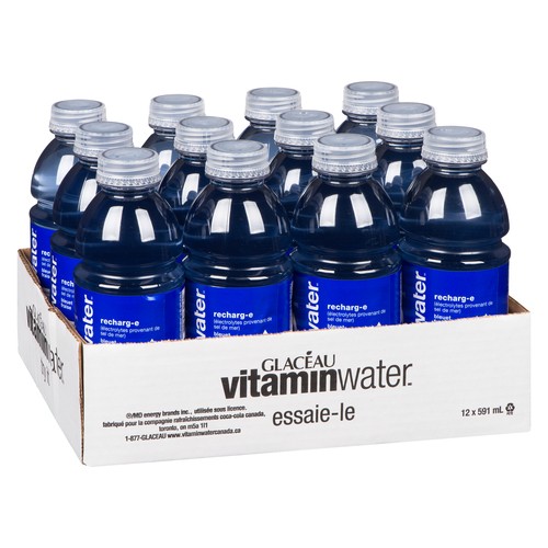 Glaceau Vitaminwater Recover-e Packaged Water 12 X 591 ml
