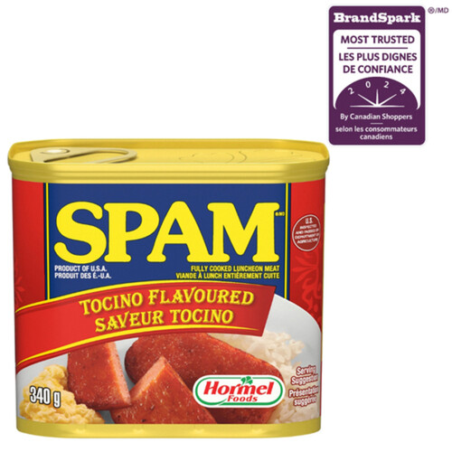 Hormel Spam Fully Cooked Luncheon Meat Tocino 340 g