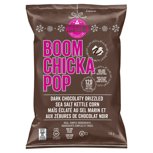 Angie's Gluten-Free Boom Chicka Popcorn Dark Chocolate & Sea Salt 128 g