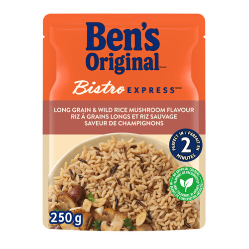 Ben's Original Bistro Express Rice Mushroom Long Grain & Wild 250 g