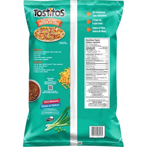 Tostitos Tortilla Chips Restaurant Style Value Size 525 g