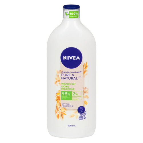 Nivea Pure And Natural Oat Body Lotion 500 ml