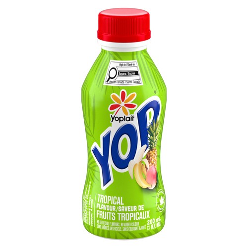 Yoplait Yop 1% Drinkable Yogurt Tropical 200 ml (bottle)