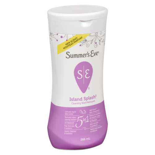 Summer's Eve 5 In 1 Cleansing Wash Island Splash 266 ml