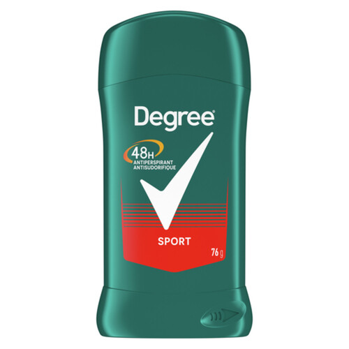 Degree Men Antiperspirant Deodorant Stick Sport For 48H Sweat Protection 76 g