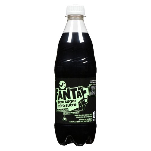 Fanta Soft Drink Zero Sugar Black 500 ml (bottle)