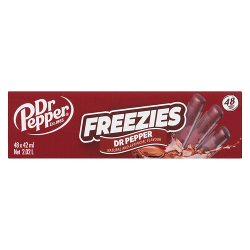Dr Pepper Freeze Pops 48 x 42 ml