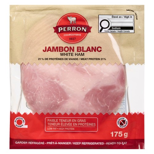 Perron Ham White Sliced 175 g