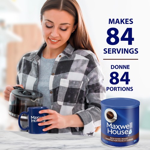 Maxwell House Ground Coffee Rich Dark Roast 925 g