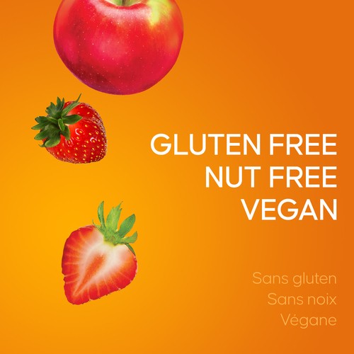 SunRype Fruit To Go Vegan 100% Fruit Snack Apple Strawberry 14 g