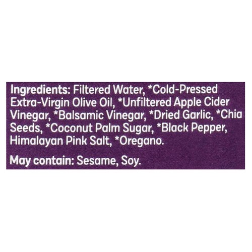 Bio Raw Plant Based Salad Dressing & Marinade Balsamic 250 ml
