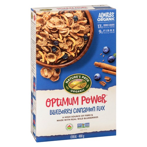 Nature's Path Organic Cereal Blueberry Cinnamon Flax 400 g