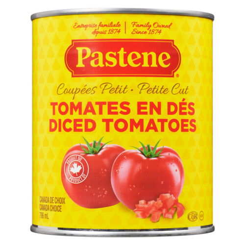 Pastene Diced Tomatoes Petite Cut 796 ml