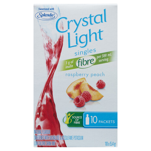 Crystal Light Singles Raspberry Peach 54 g