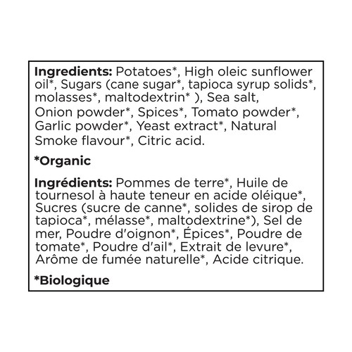 Humble Organic Potato Chips Barbecue 135 g