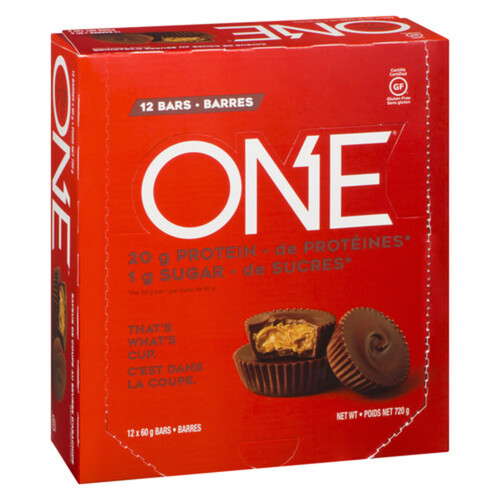 ONE Gluten-Free Protein Cup Chocolate Peanut Butter 12 x  60 g