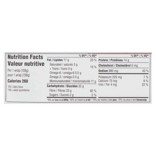 Carbonaut Gluten-Free Plant Base Wrap Cheeseburger 128 g