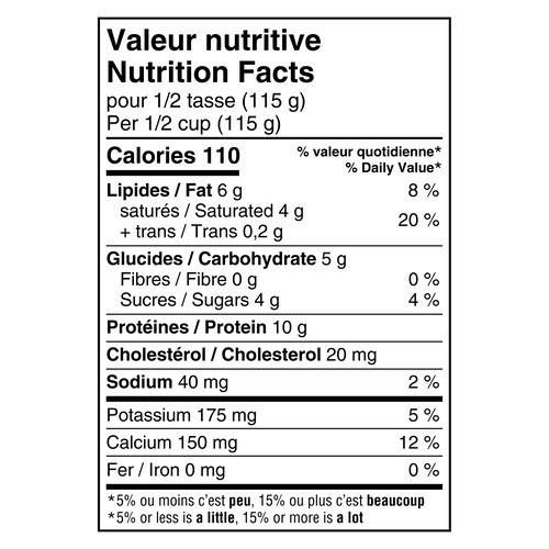 Liberté Greek 5% Extra Creamy Yogurt Plain High Protein 650 g