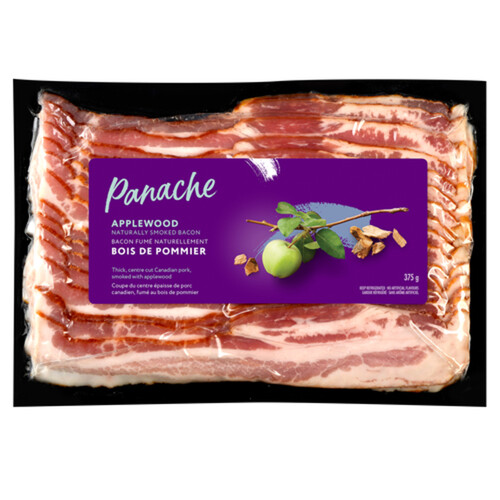 Panache Naturally Smoked Bacon Applewood 375 g