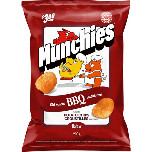 Munchies Potato Chips Old School BBQ Flavoured 200 g