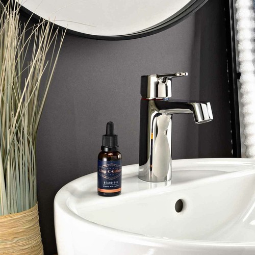 KingC Gillette Mens Beard Infused Jojoba Avocado Macad Almond Oils 1oz