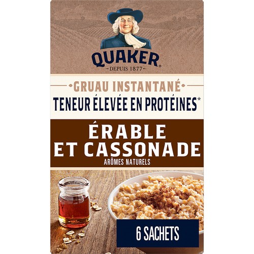 Quaker Instant Oatmeal High Protein Maple & Brown Sugar 228 g
