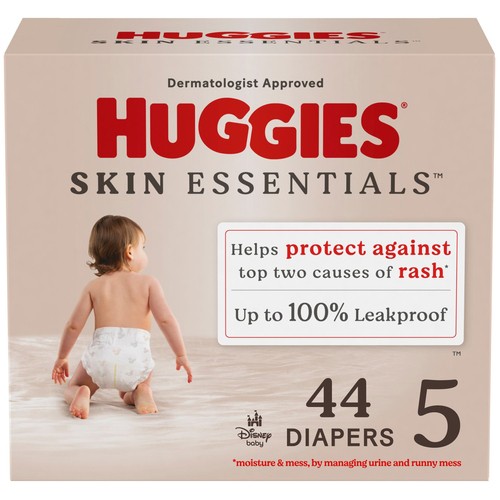Huggies Skin Essentials Baby Diapers Size 5 44 Ct