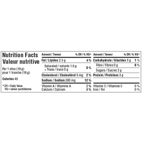 Velveeta Sliced Process Cheese Original 44 Thin Slices 825 g