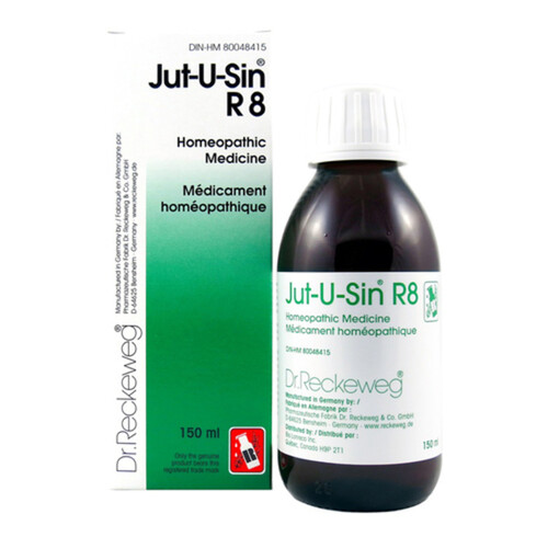 Dr. Reckeweg Homeopathic Medicine Jut-U-Sin R8 150 ml