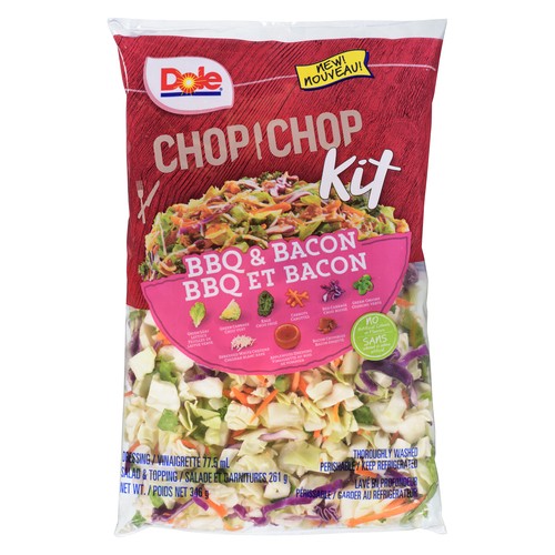 Dole Chop Chop Salad Kit BBQ & Bacon 346 g