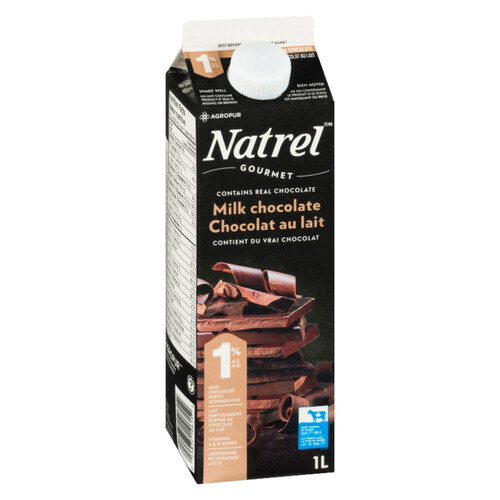 Natrel 1% Chocolate Milk Partly Skimmed 1 L