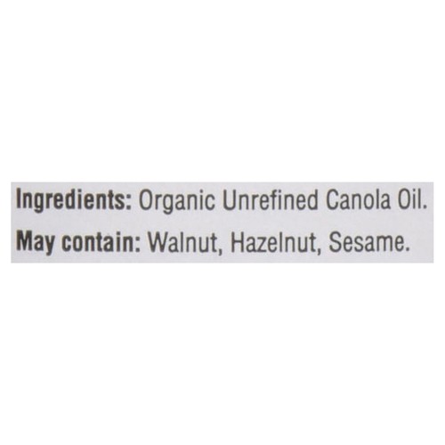 Maison Orphée Organic Unrefined Canola Oil 750 ml