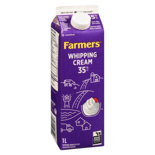 Farmers 35% Whipping Cream 1 L