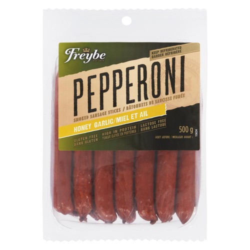 Freybe Gluten-Free Pepperoni Honey Garlic 500 g
