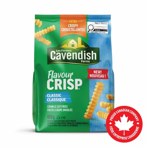 Cavendish Farms Flavour Crisp Frozen Fries Classic Crinkle Cut 650 g